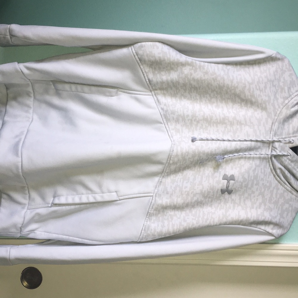 White under armor hoodie